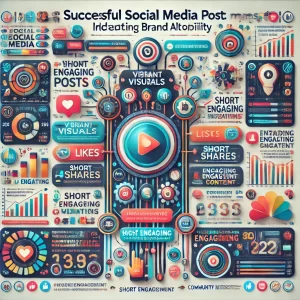 successful social media posts that adapted well to algorithms, increasing brand visibility 